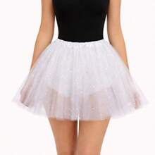 Carnival Tulle Skirt - White - View 4