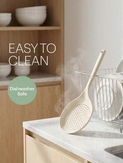 1 pieza Colador grande de silicona resistente a altas temperaturas: diseño hueco antideslizante, flexible. Adecuado para uso diario en olla caliente para recoger verduras, fideos, dumplings, etc. Es una herramienta de cocina imprescindible para reuniones familiares de olla caliente y cocción diaria de fideos y sopas.