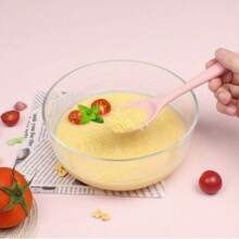 4pcs Silicone Spoons - Heat Resistant Non-Stick Kitchen Mixing Spoons, 8 Inch (20.5cm) Mixing Spoons Tool, Ladle Spoon Rice Spoon Adult Spoon Kitchen Supplies, Suitable For Mixing, Baking, Serving, Cooking And Stirring - Multicolor - View 8