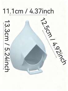 Compact Hanging Bird Feeder Suitable For Sparrows, Hummingbirds And Other Small Birds. Spherical Design Prevents Water Accumulation, With Drainage Holes At The Bottom For Easy Cleaning. Suitable For Yards, Woodlands, Under Eaves And Various Other Locations. - 3L - View 3