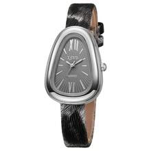 1 chiếc/bộ Đồng hồ đeo tay cao cấp Niche Luxury Retro họa tiết da báo, mặt số hình giọt nước bất đối xứng, máy quartz, phụ kiện thời trang thanh lịch, đa năng dành cho nữ giới khi đi làm và hẹn hò. - Một cỡ - Xem 3