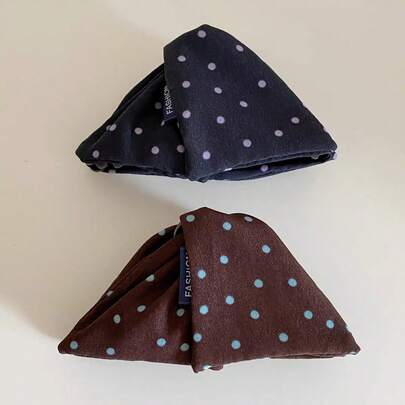 Minimalist Polka Dot Triangle Hair Clip, Strong Grip Suitable For Women With Thick Hair, For Daily Use At Home Or Outdoor