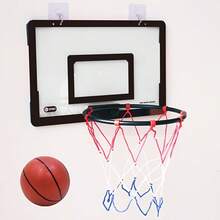 Foldable Basketball Hoop, Wall-Mounted Basketball Toy, No Drilling Required, Indoor Sports Equipment - Multicolor - View 10