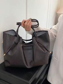 Fashionable And Exquisite Multi-Purpose Bag, 2026 New Model, Women's Large Capacity Shoulder Bag, Featuring A Casual And Retro Style For Daily Use. - Coffee - View 12