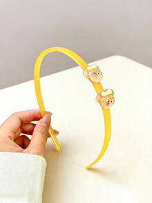 8pcs Girls Jelly Color Headbands, Cute Non-Slip Suitable For Daily Use - Multicolor - View 5