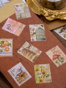 1 Peça Fita Washi Vintage com Decoração de Frutas, Material de Adesivo Scrapbooking DIY - JD279 - Visão 6