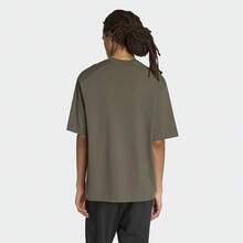 Adidas 男士 M VERB BADGE 短袖T恤，针织圆领T恤 TKB4891 - 綠色 - 查看 3