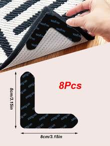 可重复使用的防滑汽车脚垫胶带 - 双面粘性防滑垫，适用于汽车地毯、家用地毯、沙发垫和床单，隐形地毯防滑胶带 - 固定貼 - 查看 11