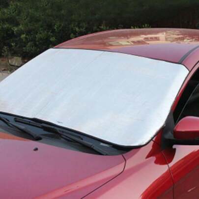 Summer Car Windshield Sun Shade, Effective UV Protection, Foldable And Portable Sunshade Visor, Front Window Heat Insulation Cover, Suitable For Most Vehicles, Easy To Store, With Heat Insulation Effect
