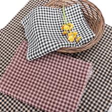 1pc Linen Small Plaid Printed Fabric, Linen Checkered Fabric For Sewing, DIY Crafts, Bows, Clothing, Sofa Pillows, Tablecloths, Home Decor - Multicolor - View 5