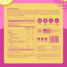 Women's Slippery Elm Probiotic Gummies – Feminine Intimate Moisture & PH Balance Support, Odor Control, Pineapple Flavor, 30 Count - 170g - Xem 5