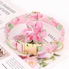 Nylon Flower Print Dog Collar, Suitable For Small, Medium And Large Dogs - Multicolor - View 7
