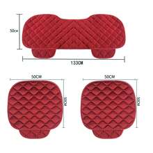 Easypie Selection 通用汽车座椅套套装 - 柔软舒适，采用优质面料，四季保暖，提升驾驶舒适度，适用于大多数车型，安装简便，可机洗，时尚设计，升级您的爱车内饰，打造奢华驾驶体验 - 黑色 - 查看 8