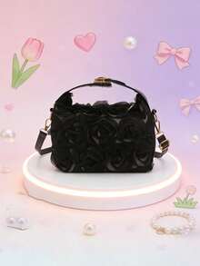 This Petal-Shaped Handbag/Crossbody Bag Can Easily Hold Everyday Essentials And Also Makes A Wonderful Gift. - Multicolor - View 4