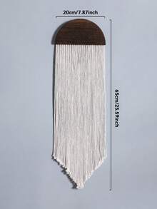 1 pieza/2 piezas Colgante de pared con borlas estilo bohemio, decoración de pared con forma de media luna, decoración de pared con borlas verde oliva y blanco, decoración de estilo rústico para sala de estar, decoración de pared para dormitorio, colgante de pared estilo bohemio chic, bandera de pared con borlas reutilizable, decoración del hogar minimalista, tapiz estilo bohemio, decoración de pared con borlas - Multicolor - Ver 12