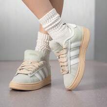 Adidas 三葉草女鞋SUPERSTAR II 經典貝殼頭板鞋 - 綠色/白色 - 查看 2