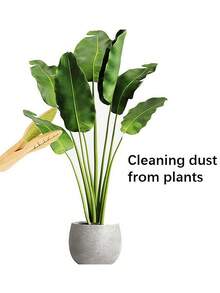 Generic Leaf Cleaning Tongs, House Plant Leaf Cleaning Tongs, Plant Leaf Lint Cleaner, Leaf-Shaped Cleaning Tongs,Cleans Both Sides Of Leaves - 1pc - View 4