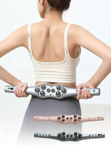 Multi-Functional Massage Roller, Gua Sha Board And Brush For Deep Tissue Massage, New Beauty Salon Body Massage Tool And Scalp Massage Comb - Multicolor - View 1