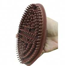 1/2pcs Manual Chakra Massage Brush, Full Body Handheld Massager With Double-Sided Design | Non-Electric Massager, Personal Massager, Exfoliating Muscle Tool, Portable, Abdominal Massage Brush, Abdominal & Leg Massage Brush, Massage Brush, Body Massage Tool, Scalp Massage Brush, Abdominal Massage Brush, Christmas Gift, Holiday Gift, Use With Massage Oil - Burgundy - View 10