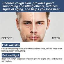 EAST MOON Men Facial Moisturizer Cream Smooth Wrinkle Firming Anti-Aging Face Neck Fine Lines Removal Shrink Pores Control Oil Lighten Dark Circles Eye Bags Even Skin Tone Refreshing Younger Multifunctional Skincare Products For Daily Use - Men's Facial Moisturizer Cream - View 9