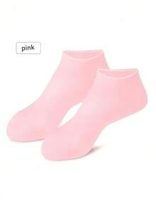 硅胶保湿足部护理膜袜，干裂足部护理沙滩袜，足部护理袜，高弹力手足护理，无酒精，干裂足部护理，护肤流程，护肤工具，护肤配件，返校必备，旅行必备，护肤工具，硅胶袜，干裂足部护理，女士足部护理袜，保湿干裂脚后跟 - 彩色 - 查看 15