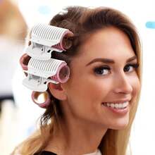 12 Pieces Hot Roller Hair Curler Claw Clips Replacement For Small, Medium, Large And Jumbo Rollers Holding Women Girls Hair Section Styling - Multicolor - View 2