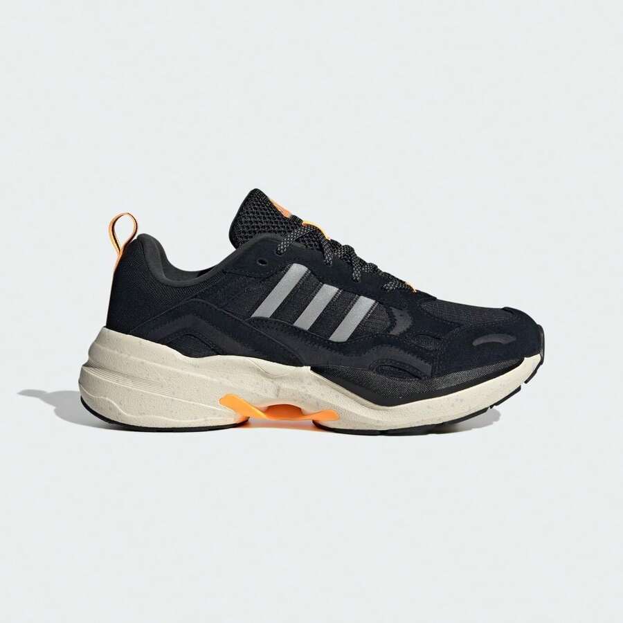 Giày thể thao đế dày lưới thoáng khí mùa xuân/hè, giày chạy bộ thể thao unisex IE3423 - Số 1: Đen/Bạc ánh kim/Trắng sữa - Xem 1