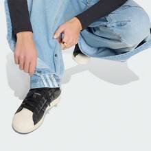 Adidas Originals 女士 BANANA DENIM 口袋纽扣休闲百搭牛仔裤 KY5188 - 淺藍色 - 查看 4