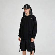 1pc Women's New Y2K Apocalyptic Bunny Ear Distressed Baseball Cap, Unique Street Hip Hop Snapback Hat - Bunny Hat - View 4