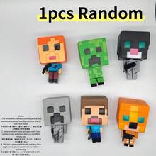 Minecraft Set de jucării de percuție interesant cu cutie misterioasă, potrivit ca favoruri de petrecere, decorațiuni interioare, Anul Nou, Ziua Îndrăgostiților și alte cadouri de sărbători - Multicolor - Vizualizare 1