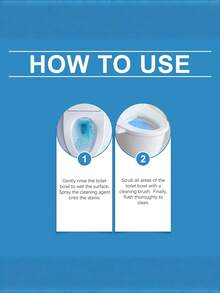 Toilet Cleaner, Ceramic Toilet Interior Cleaning For Household Bathroom, Daily Home Cleaning - Liquid - View 2
