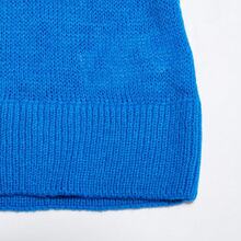 Adidas 春秋季高领针织套头毛衣，时尚个性女装 IL8535 - 鳥羽藍 - 查看 3