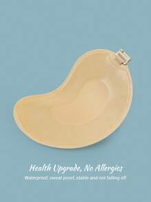 1pc Women's Adhesive Strapless Bra Invisible Silicone Breast Lift Tape, Versatile Lingerie Cleavage Enhancer With Detachable Halter, Suitable For Backless Dresses, Gowns, Swimwear, Cosplay - Multicolor - View 7