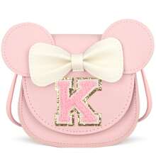 1pc Personalized Crossbody Bag For Girls, Unique Shoulder Bag, Suitable As Birthday Gift For All Ages - Pink - View 24