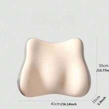 1 Set Ergonomic Seat Cushion & Lumbar Support, Elevates Driving Vision, Comfortable For Prolonged Sitting, Soft Memory Foam For Support, Suitable For Office, Car And Truck - Multicolor - View 5
