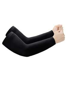 1/4 Pair Unisex UV Protection Tattoo Cover Ice Silk Arm Sleeves - Multicolor - View 9