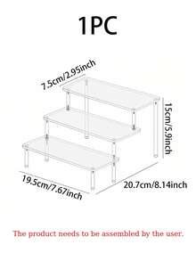 5層 4層 3層 2層 透明壓克力分層展示架，多層壓克力梯形收納架；婚禮杯子蛋糕展示架，婚禮接待甜點展示架，婚禮花卉裝飾架，新婚照片展示架，賓客禮品展示架，婚禮家庭照片展示架，節日派對裝飾飾品 - 查看 13