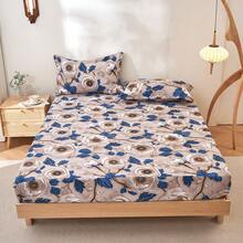 3pcs 3D Active Print Bedroom Bedsheet Set (1 Bedsheet + 2 Pillowcases), Skin-Friendly Fabric Bedding Set Includes Pillowcases, Without Filler, Home Bedding Set, Machine Washable - When Flowers Bloom - View 10