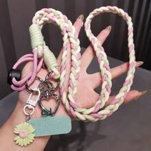 2026新年手机挂绳，音乐节/婚礼季，网红雏菊吊坠手机挂绳，多巴胺，斜挎长款手工编织耐用男女通用，适合户外旅行、徒步，短款挂绳手机支架，智能手机腕带，智能手机保护套挂绳，钥匙扣，智能手机挂饰，智能手机单肩包，手机配件，手机吊坠，复活节 - 彩色 - 查看 16