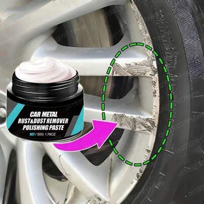 maxxauto Car Wheel Rim Scratch Repair Kit, Rim Refurbishment And Polishing, A Remedy For Scratches, Rust, And Fading On Car Wheels, High-Quality Rim Care 50G/100G.