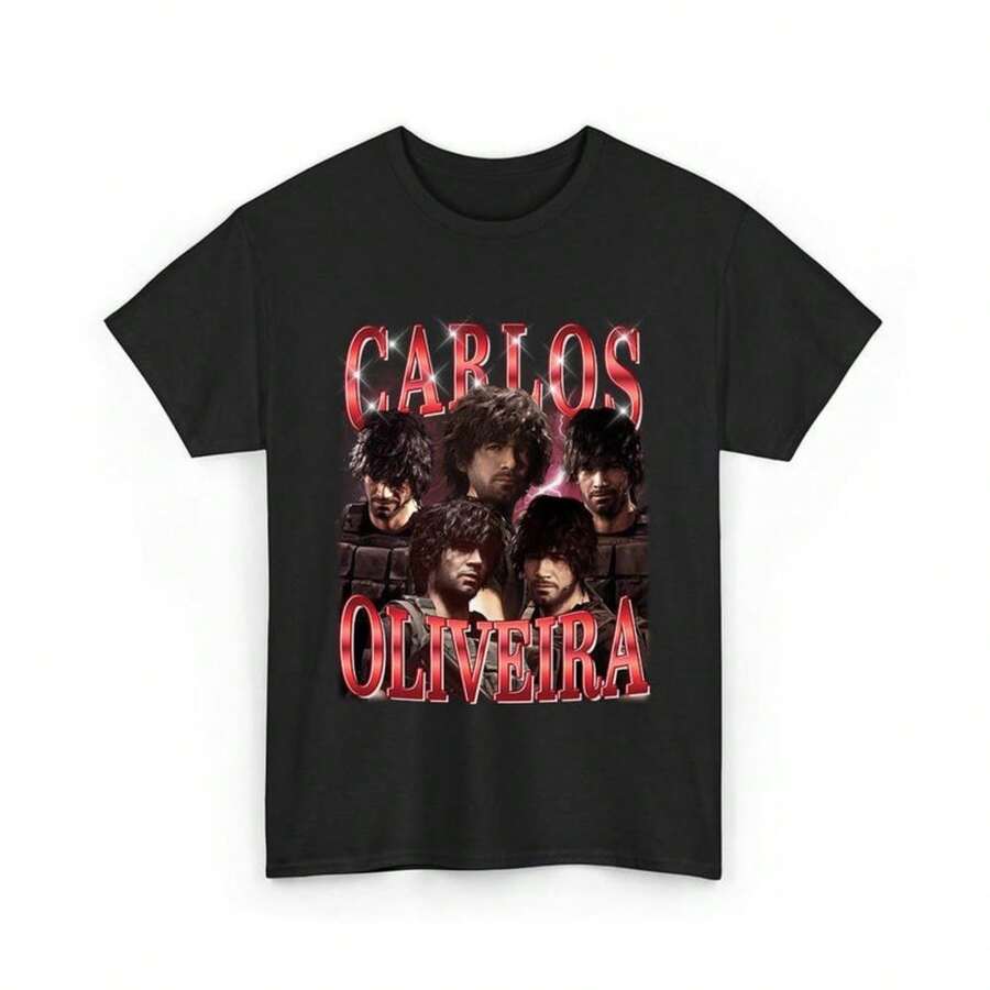 Carlos Oliveira Vintage Pirate T-Shirt, Carlos Oliveira Retro Pirate T-Shirt, Carlos Oliveira RE9 T-Shirt, Carlos Oliveira Sweatshirt - 黑色 - 查看 1