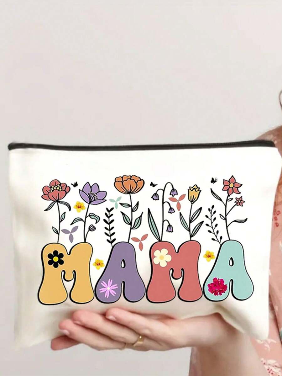 Mother's Day Gift Bag, Ins Style Mini Canvas Tote, Cute & Elegant - Multicolor - View 1