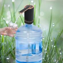 Portable Foldable Electric Water Pump, USB Rechargeable Mini Drinking Water Dispenser, Suitable For Home Use - Outdoor Travel Friendly, One-Touch Measurement, Dust And Pet Proof Design, Ideal For Kitchen, Camping And Rental Properties - Black - View 11