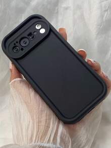 対応 GooglePixel 8a 9A Pixel 10 かわいい Pixel 8 9 10 Pro 対応 電話ケース エンジェルアイズ TPU ソフトケース、ドーパミンカラー、シンプル、滑り止め、落下防止、厚みのある保護 - ブラック - チェックする 5