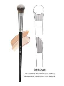 MAANGE 1支/3支装专业三角遮瑕刷，晕染化妆刷，适用于液体、膏状或粉状化妆品，便携式旅行化妆刷，采用柔软亲肤纤维，是送给女性和女孩的理想礼物。 - 彩色 - 查看 10
