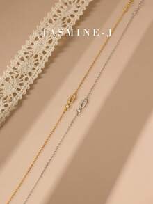 1pc S925 Sterling Silver Geometric Cubic Zirconia Square Bracelet, Minimalist Elegant Design, Suitable For Women's Daily Wear, Mother's Day Gift - Multicolor - View 3