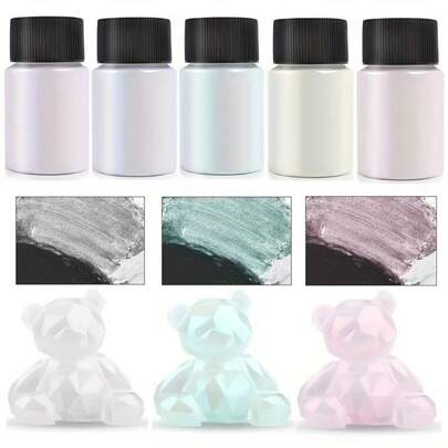 20ml Mermaid Glitter Powder - Shimmery Mica Pigment, Suitable For Shiny Epoxy Resin Dye And Resin Art Decoration - Perfect For Jewelry Craft Materials