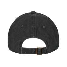 University Of Utah State Logo Washed Cotton Baseball Cap For Adults, Cotton Hat Unconstructed Plain Cap Men Women - màu đen - Xem 4