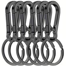 6 buc breloc agățat la talie, accesorii pentru bijuterii DIY, potrivit pentru cârlig de pandantiv pentru portofel, breloc auto, breloc cu paracord - Multicolor - Vizualizare 1