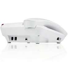 Teléfono para personas mayores, volumen alto, botones grandes, asiento fijo, llamadas manos libres desde casa, línea fija, marcado SOS con un solo clic - Ver 4